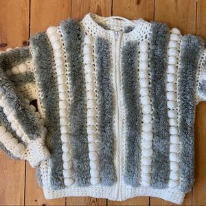 VINTAGE bauble sweater cardigan